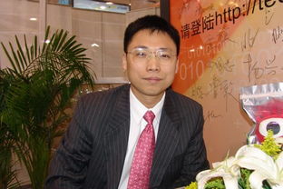 金鹏杨学军做客新浪图片 2004年中国国际通信设备技术展