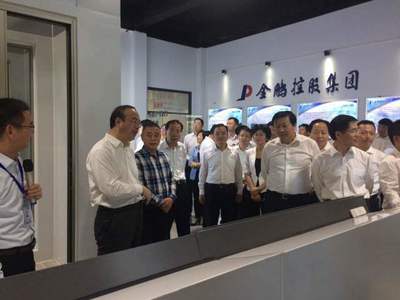 滁州市“三看三比”巡回小组走进金鹏装饰集团